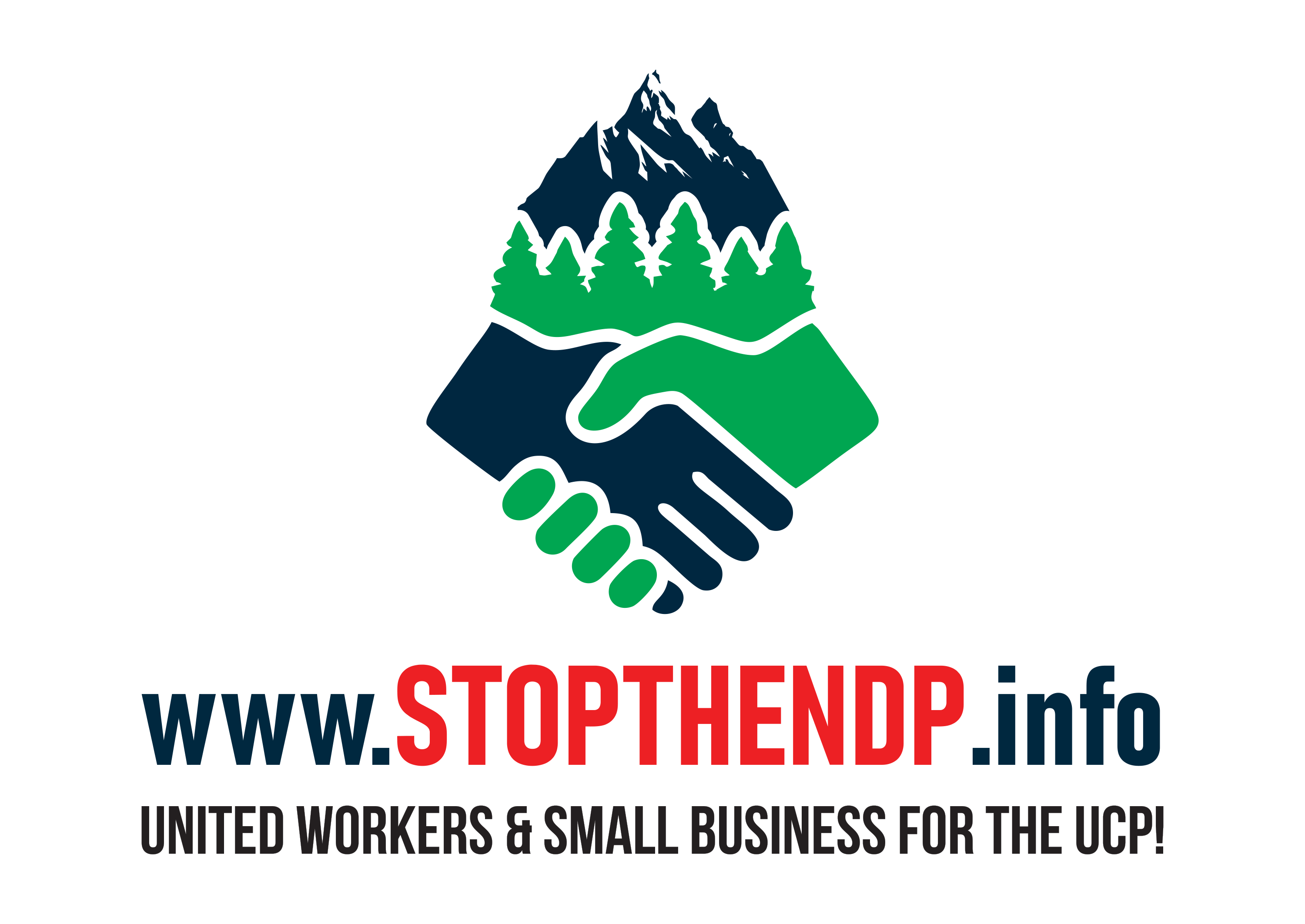 Stop the NDP - United Workers and small business for the UCP!